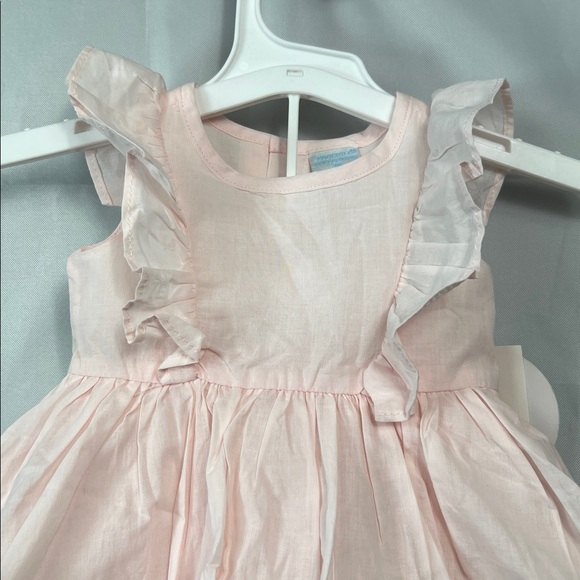 Edgehill Collection Pink cotton dress and diaper cover set size 3 months NWT - Picture 2 of 11